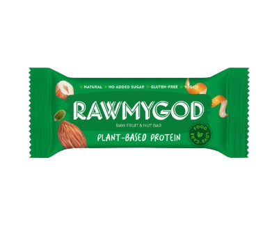 Raw Fruit &amp; Nut Bar Plant Based Protein (40G)
