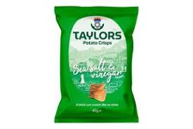 Sea Salt & Vinegar Potato Crisps 40GM - Taylors