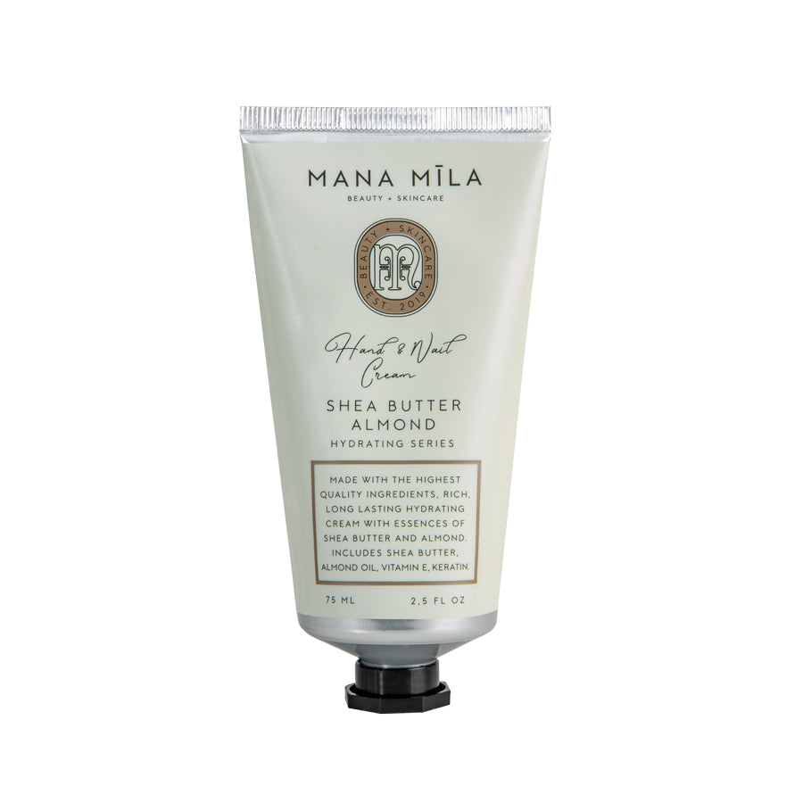 Mana Mila Hand &amp; Nail Cream Shea Butter Almond (75ml)