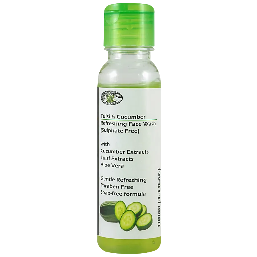 Tulsi &amp; Cucumber Refreshing Facewash (100ML)
