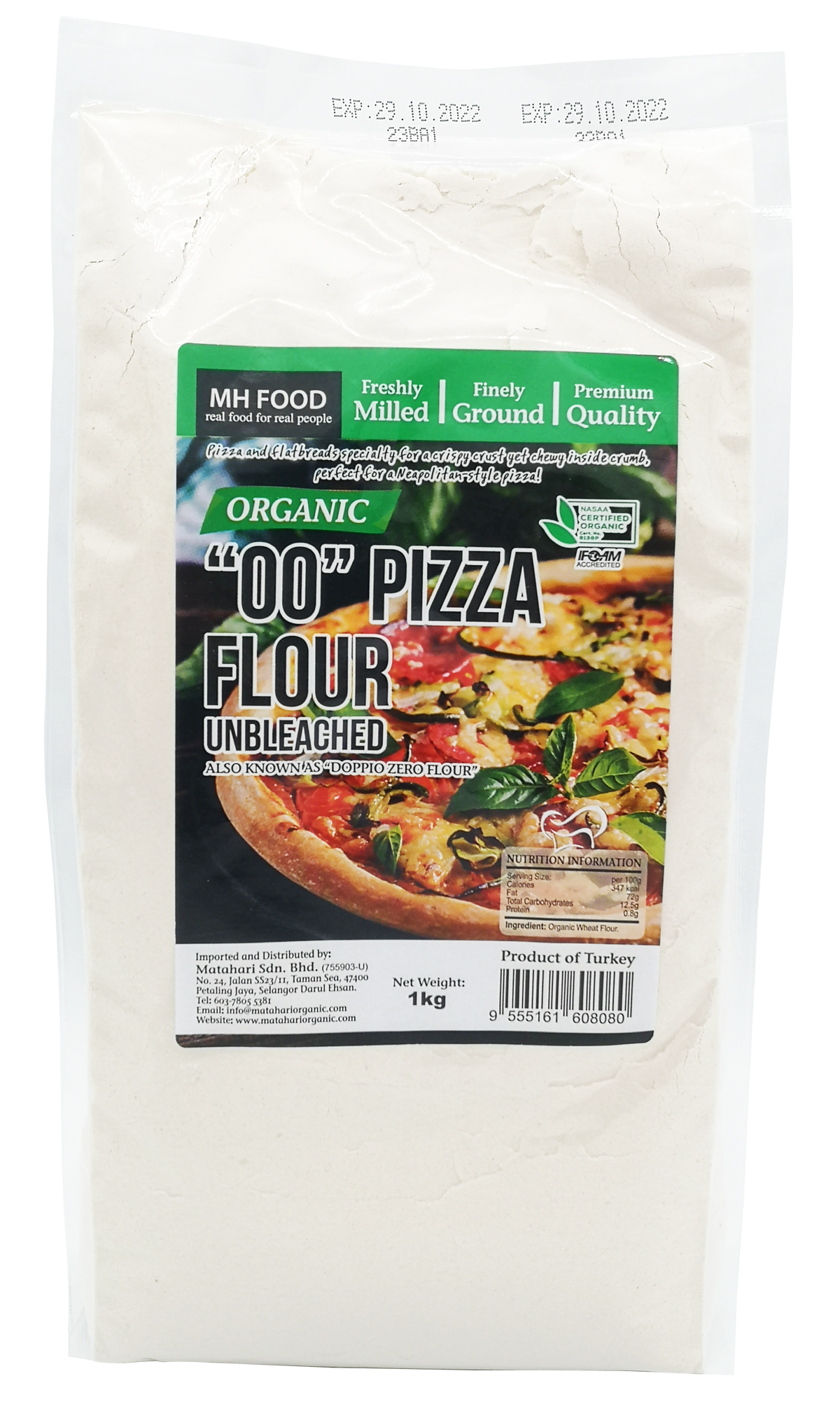 Organic 00 Pizza Flour (1KG)