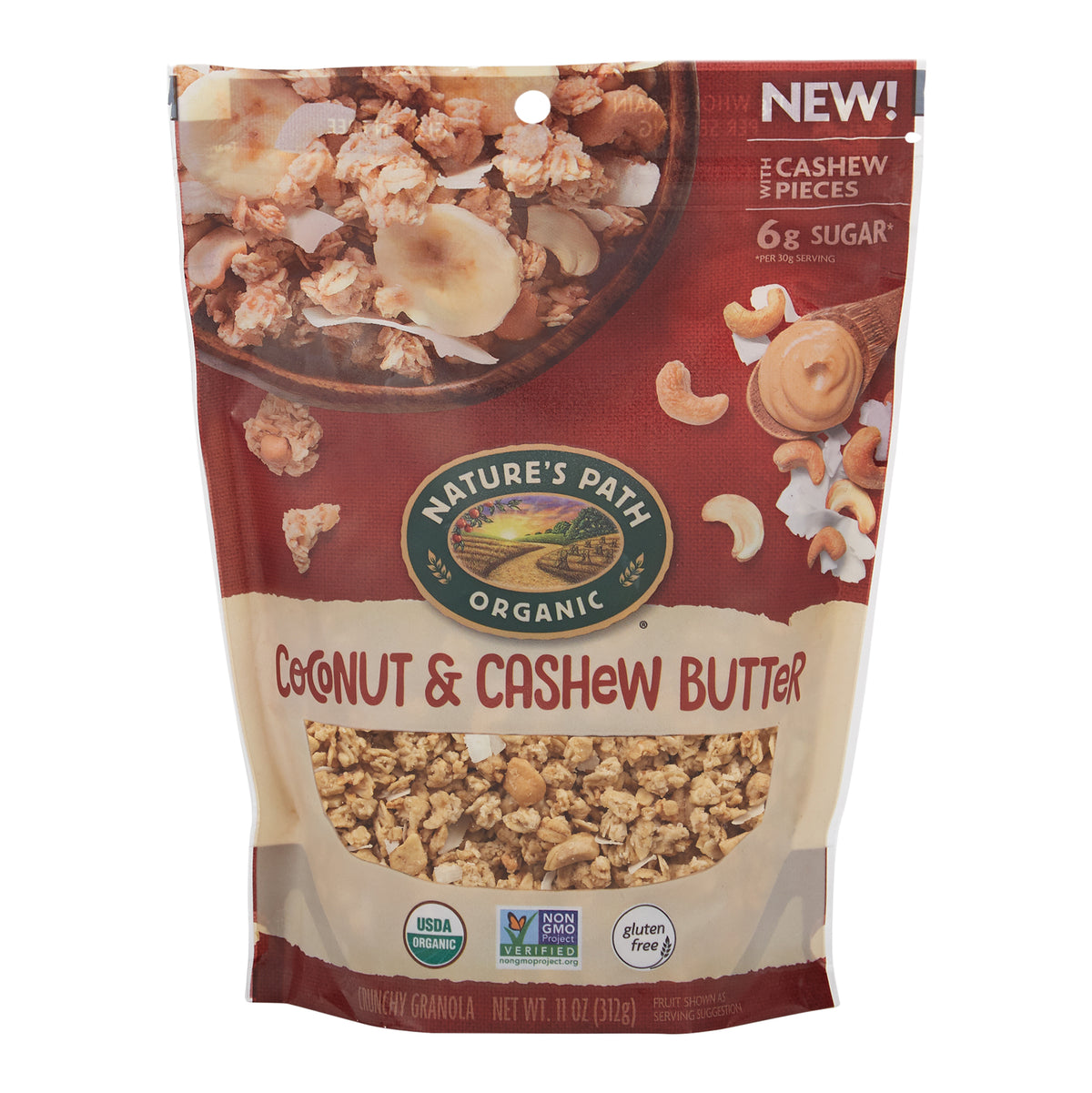 Organic Coconut &amp; Cashew Nut Butter Crunch (284G)