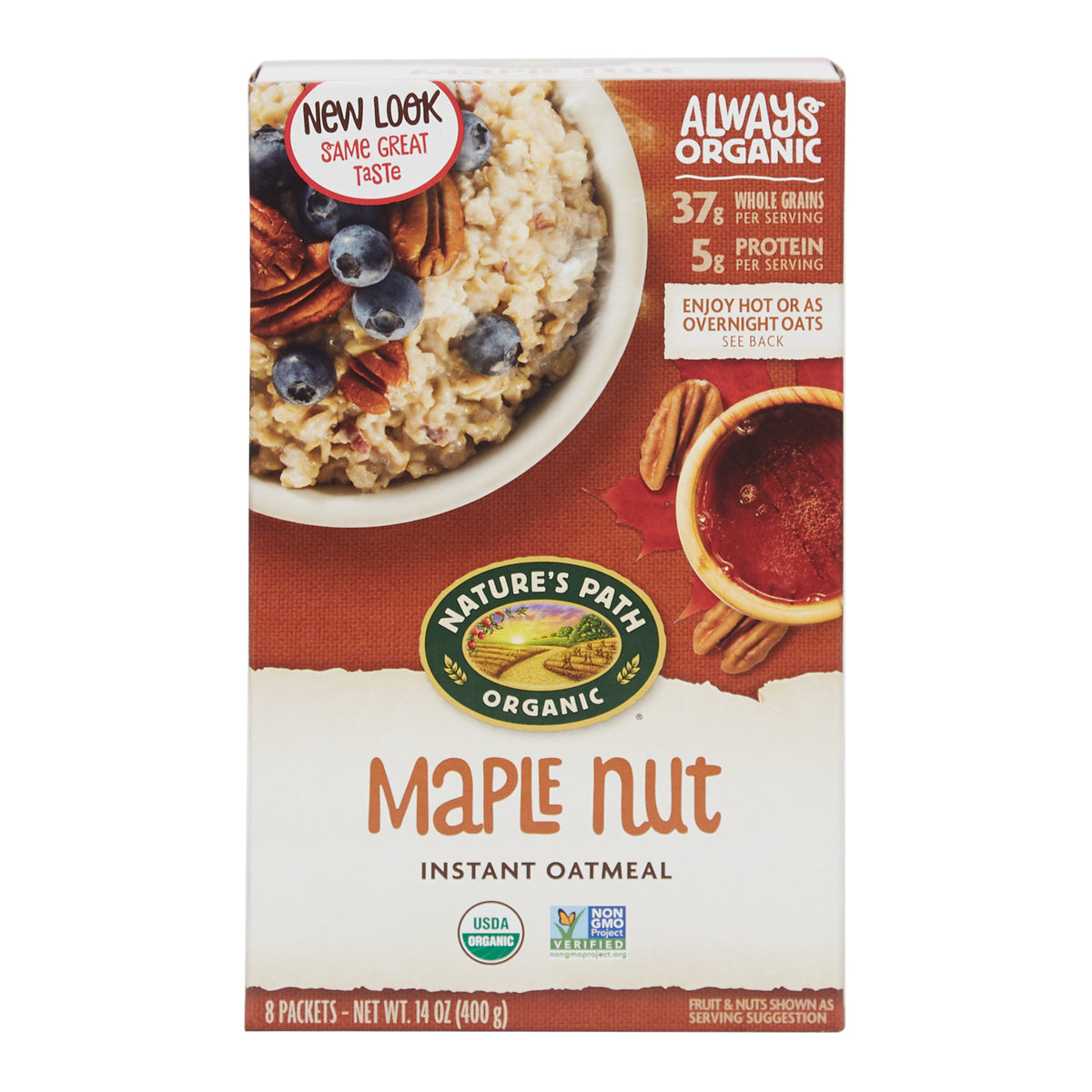 Organic Instant Oatmeal Maple Nut (400G)