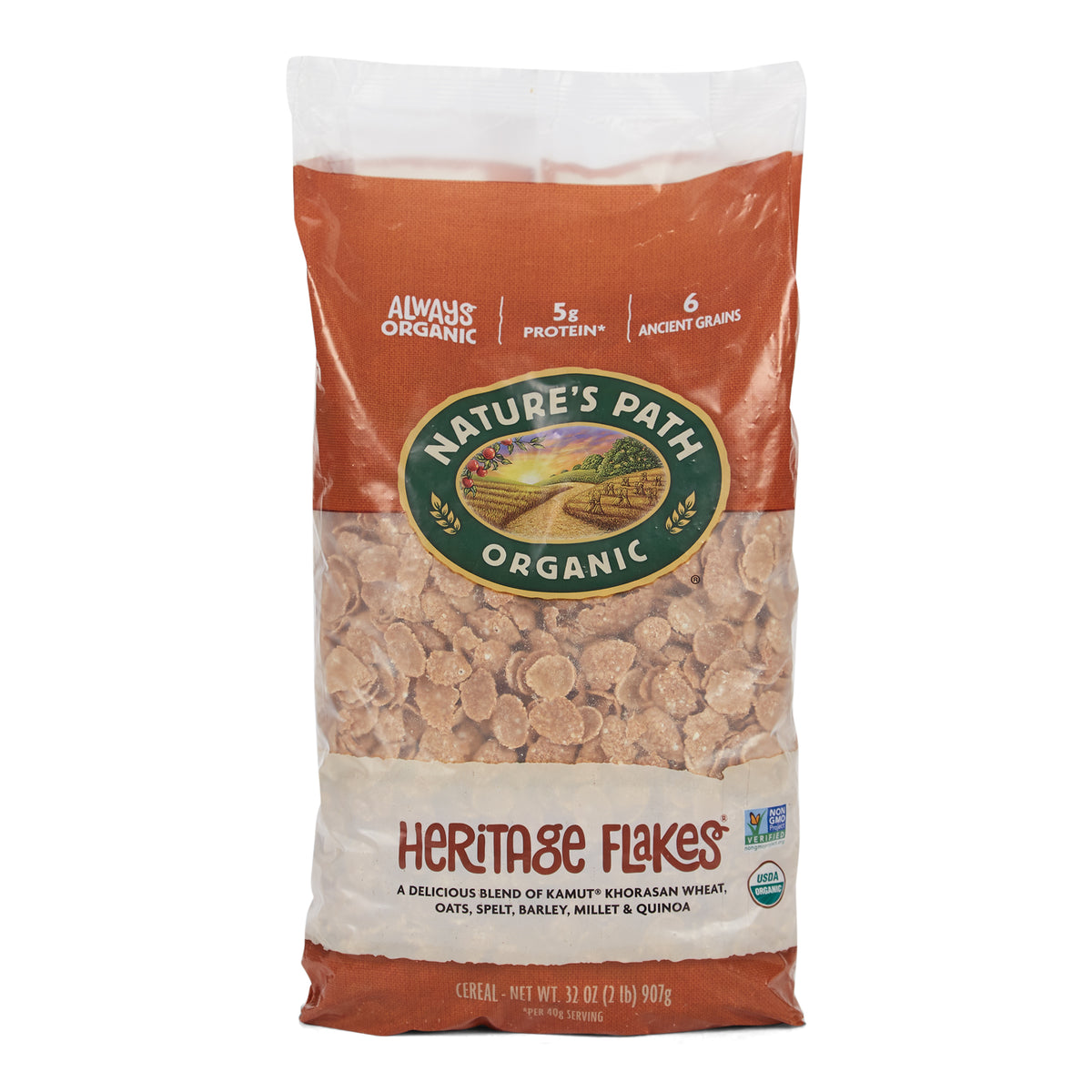 Organic Heritage Flakes Cereal (907G)