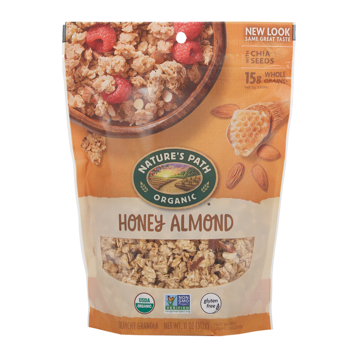 Organic Honey Almond Granola Gluten Free (312G)