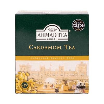 Cardamom Tea 100 Tagged Teabags 200G