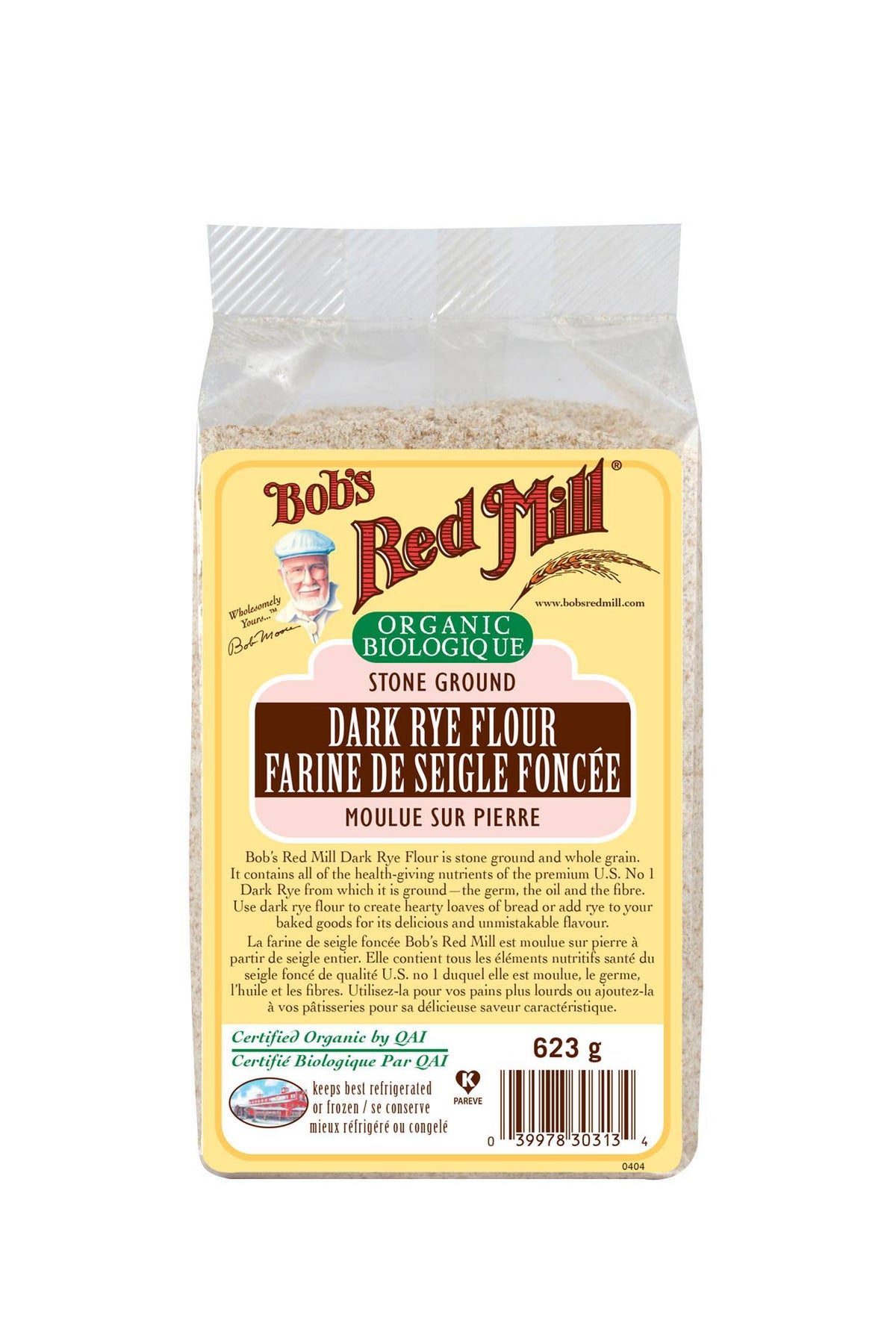 Organic Dark Rye Flour (567 G)