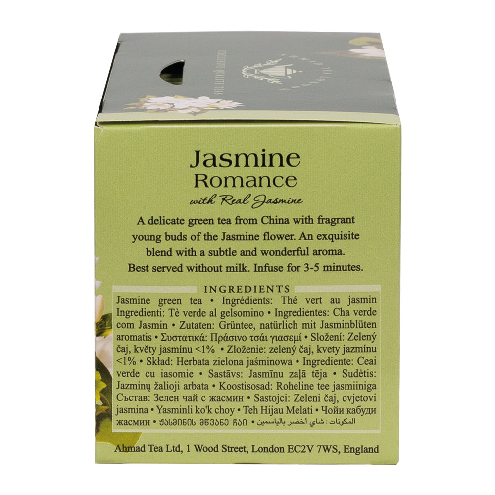 Jasmine Romance Flavoured Green Tea 20 Foil Teabags 40G