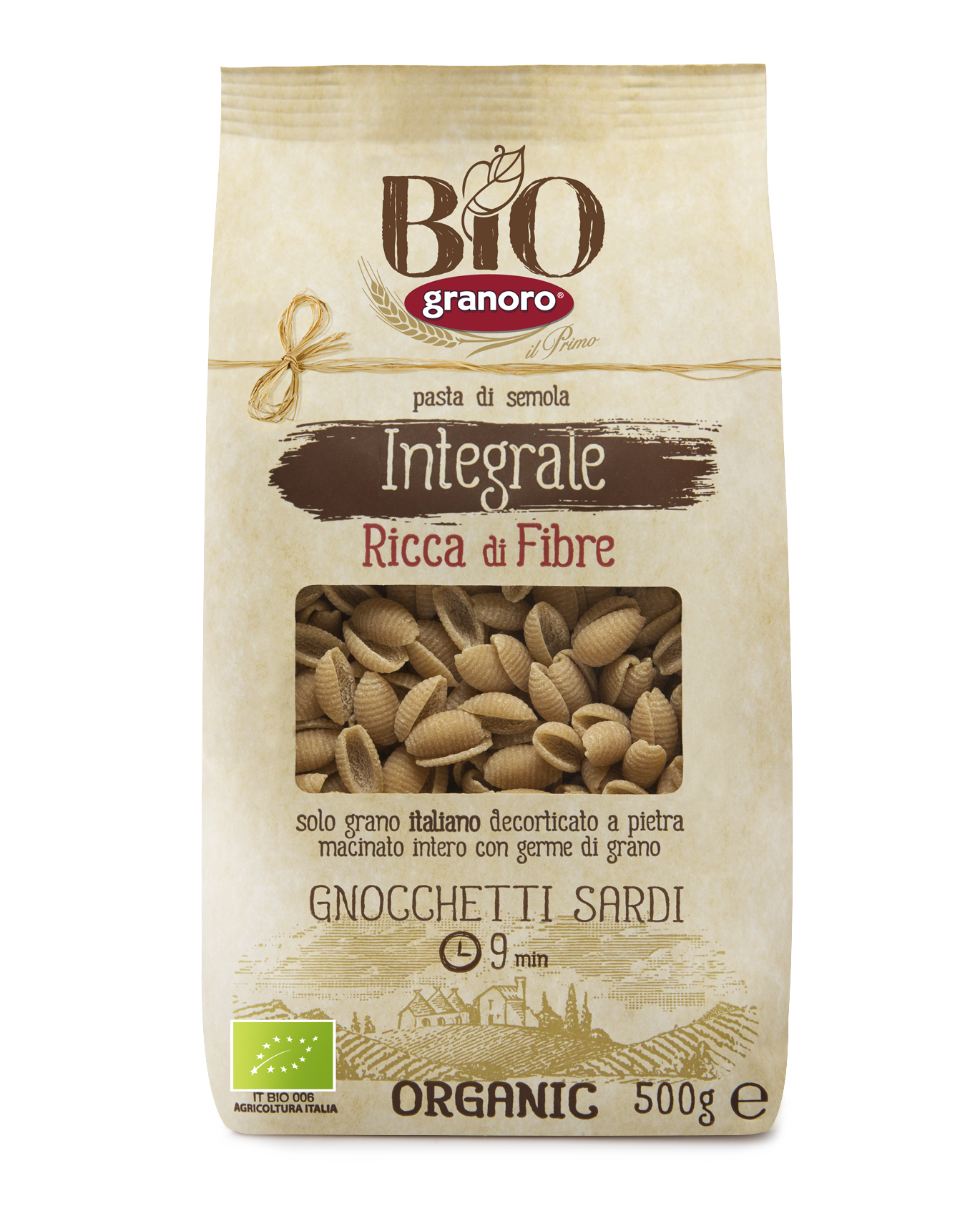 Organic Whole Wheat Gnocchetti (500G)