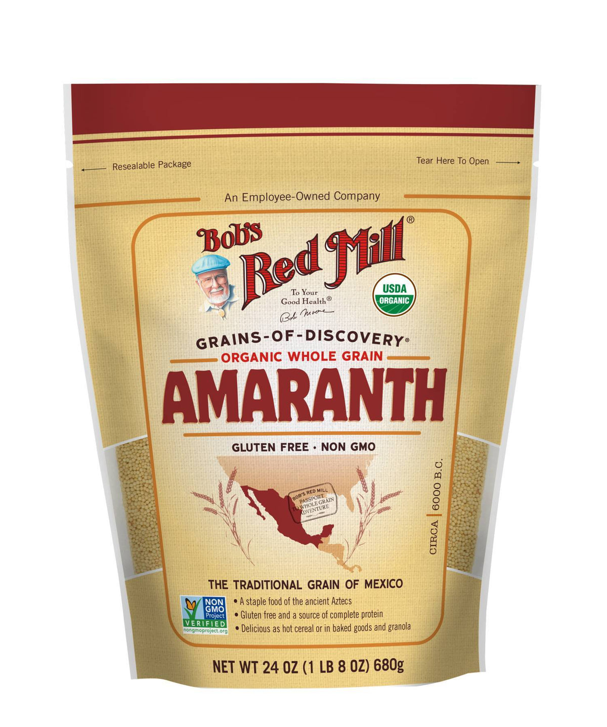 Organic Amaranth Grain (680 G)