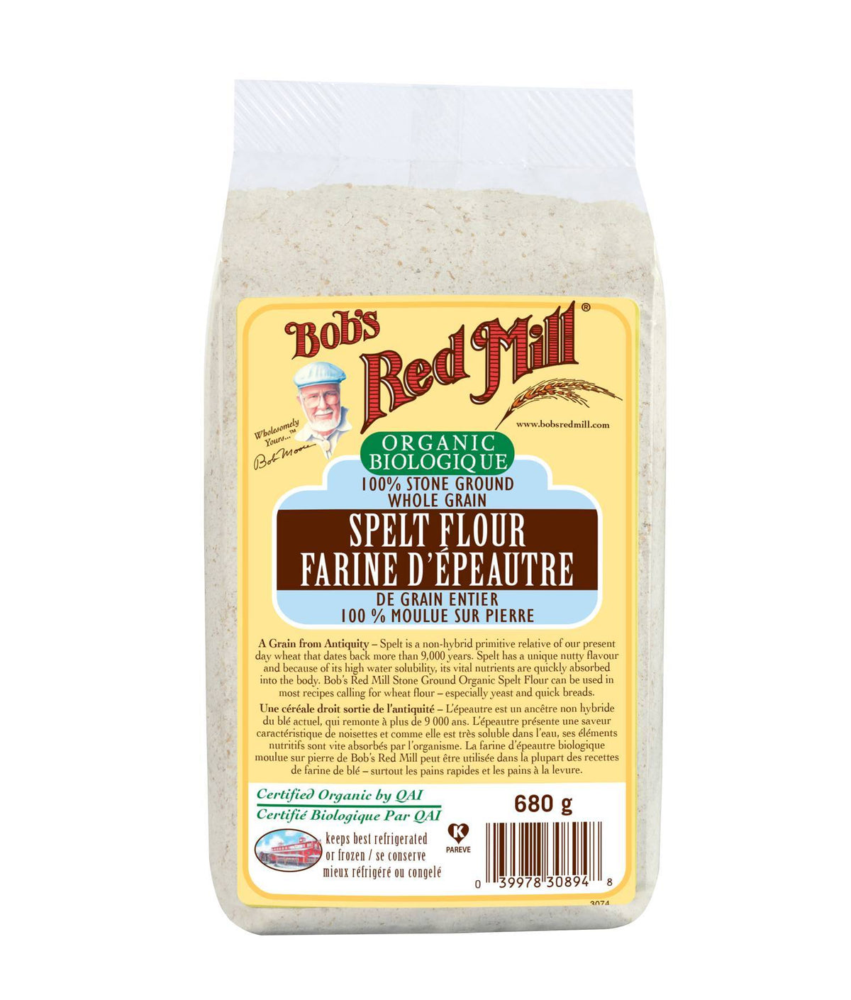 Organic Spelt Flour (680 G)