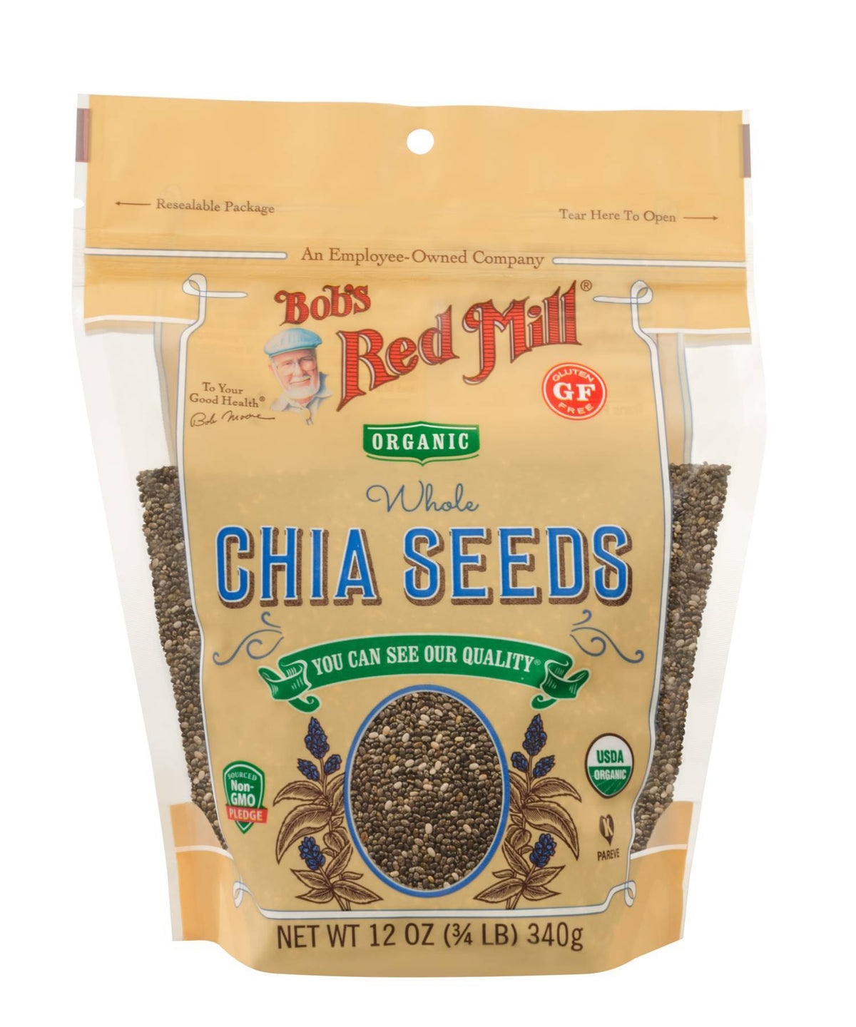 Organic Chia Seeds (340G)