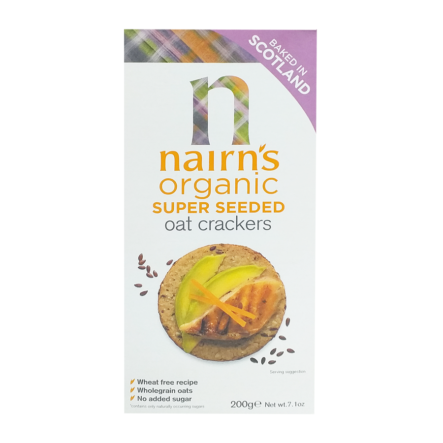 Oat Crackers Super Seeded Organic (200G)