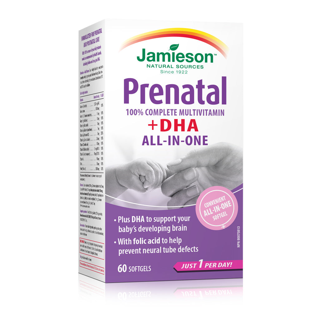 Jamieson 100% Complete Prenatal Multivitamin with DHA