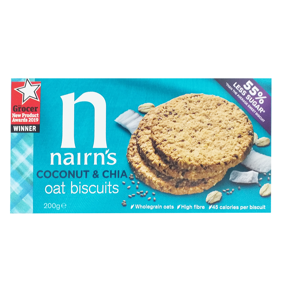 Coconut &amp; Chia Biscuits (200G)