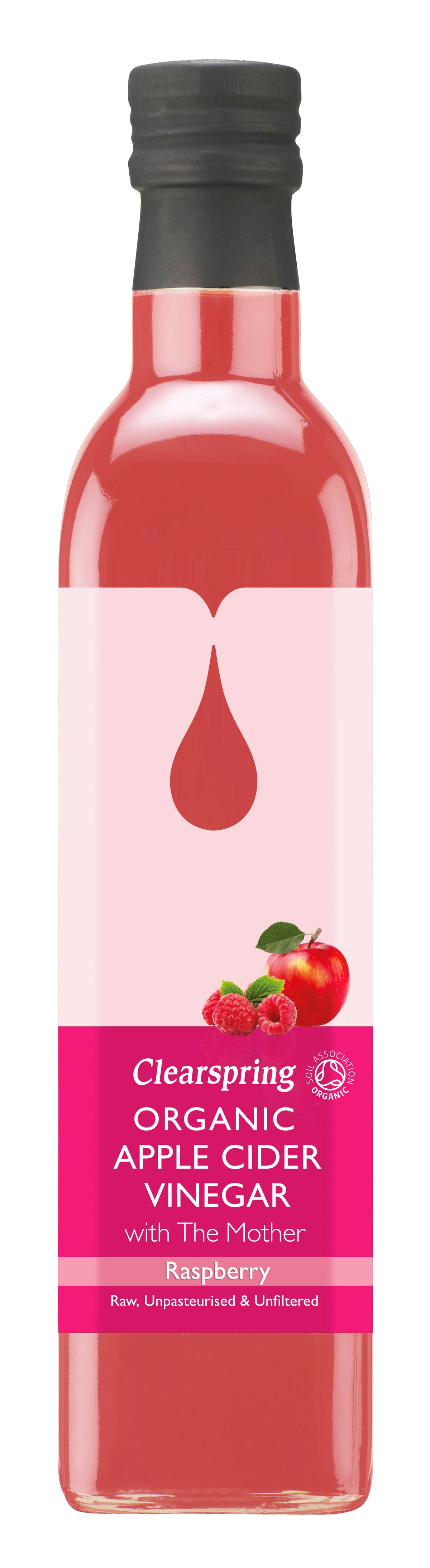 Organic Apple Cider Vinegar With The Mother Raspberry (500ML)