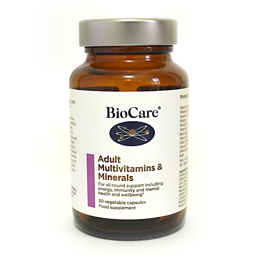Adult Multivitamins &amp; Minerals (30 capsules)