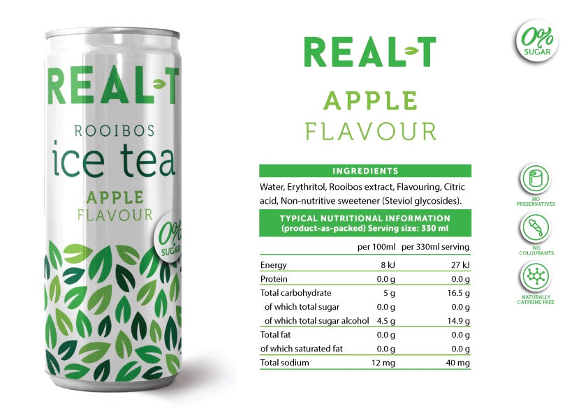 Rooibos Iced Tea Apple (330ML)