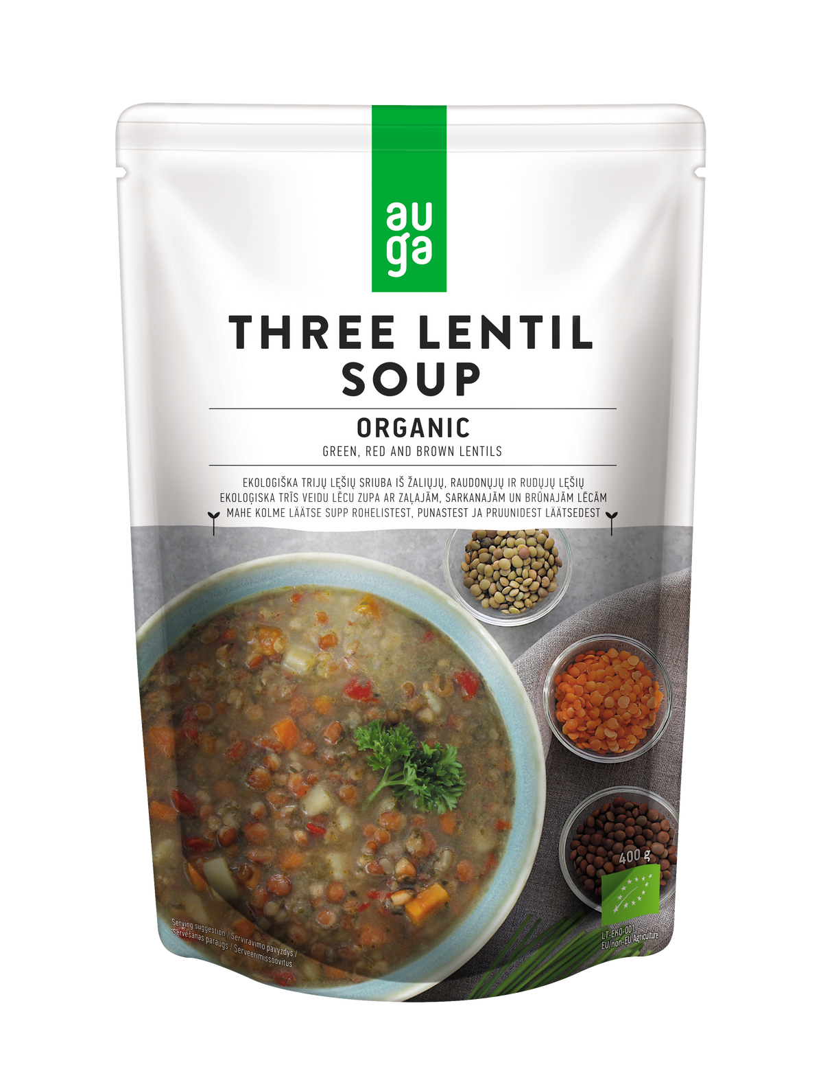 Organic Three Lentil Soup (400G)