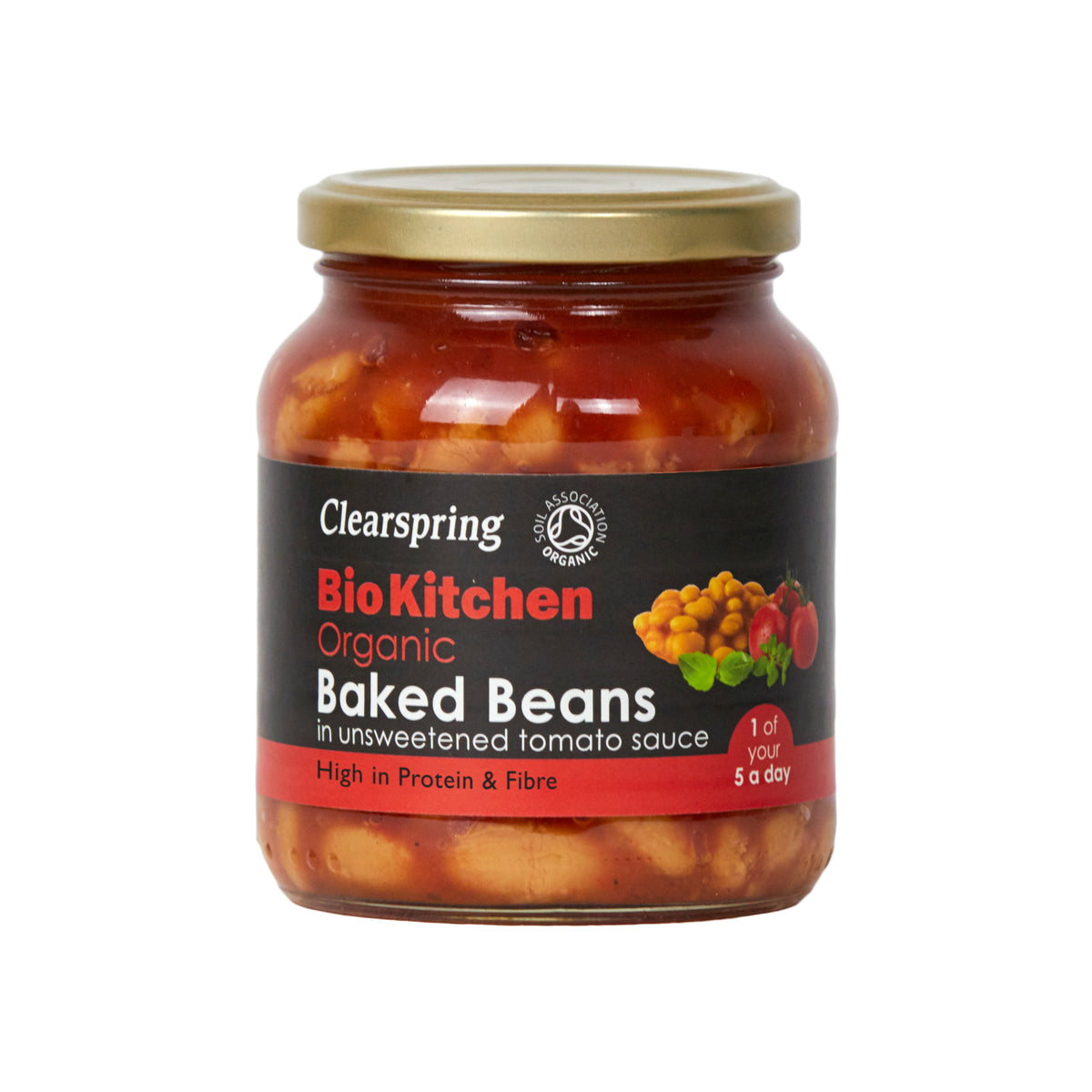 Organic Baked Beans In Unsweetened Tomato Sauce (350G)