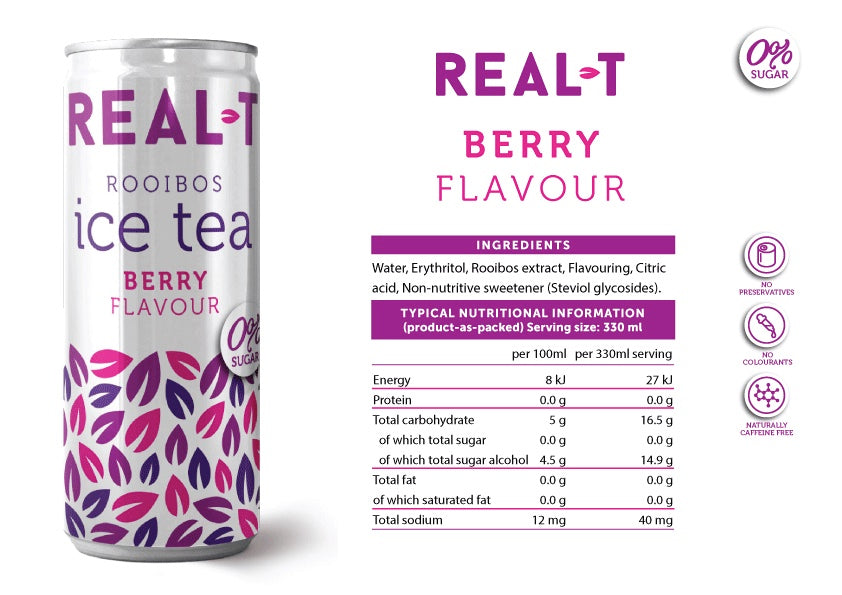 Rooibos Iced Tea Berry (330ML)