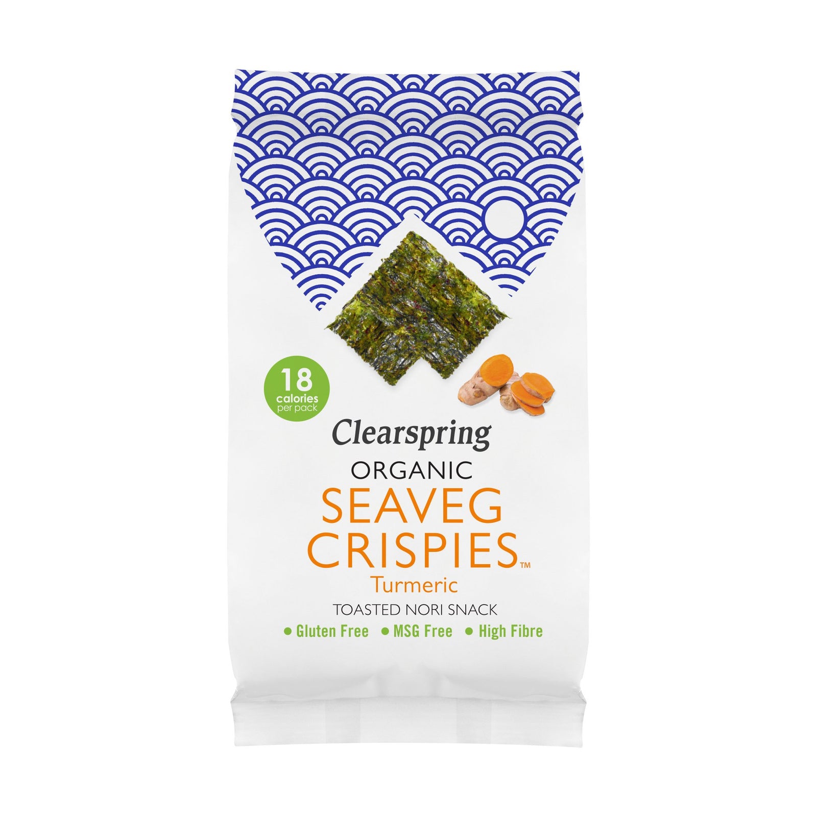 Organic Seaveg Crispies - Turmeric  (4G)