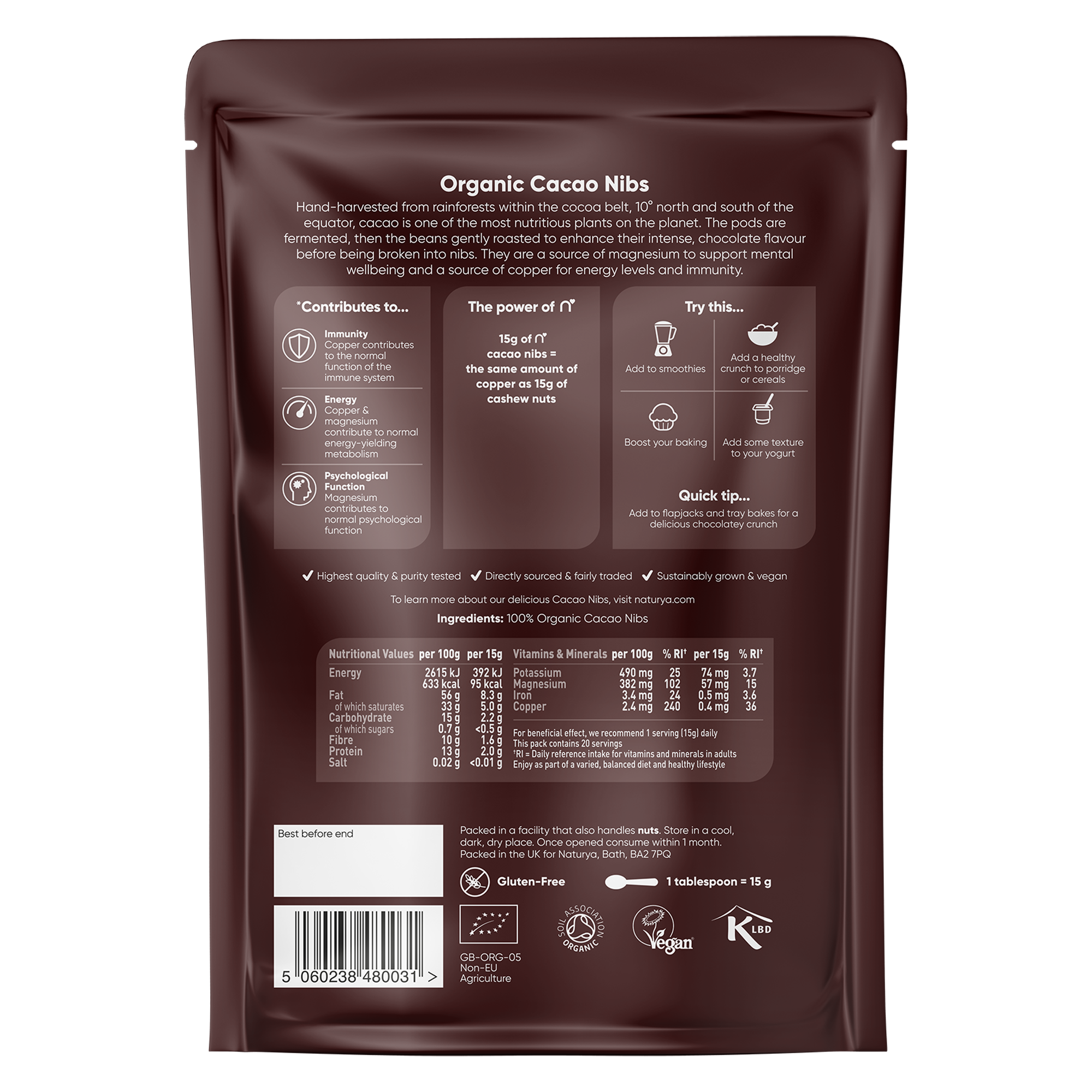 Cacao Nibs Organic (300G)