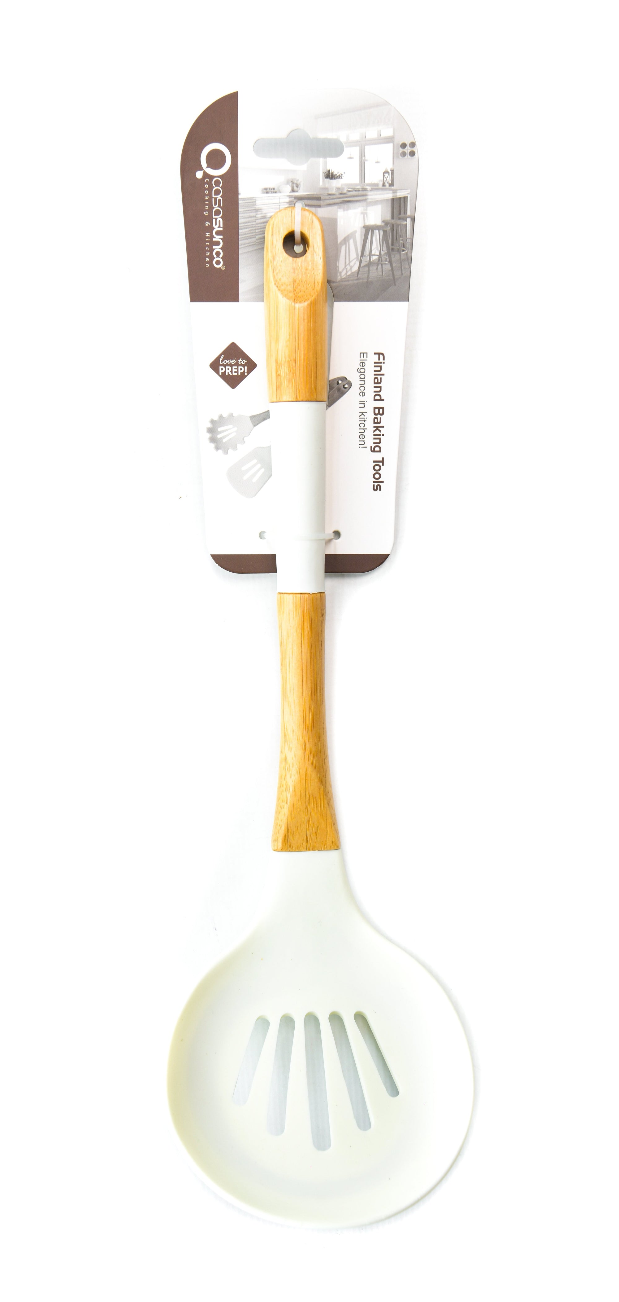 Silicone Wide Slotted Serving Spoon