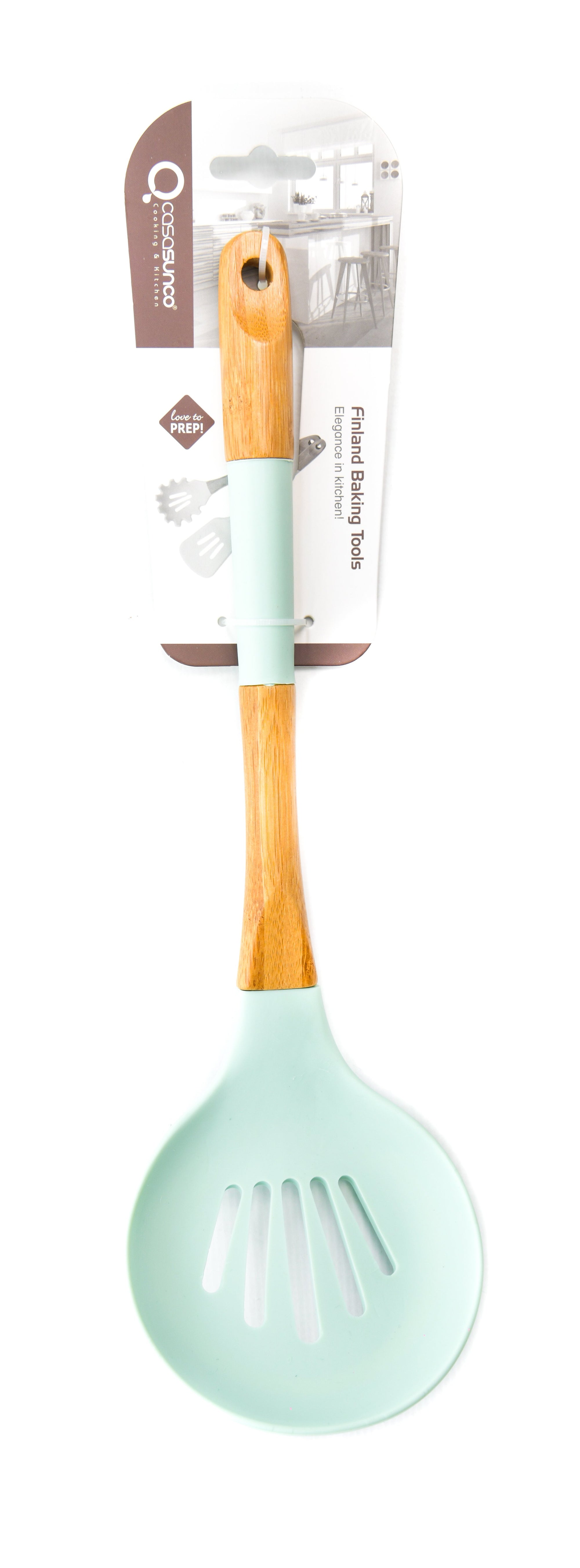 Silicone Wide Slotted Serving Spoon