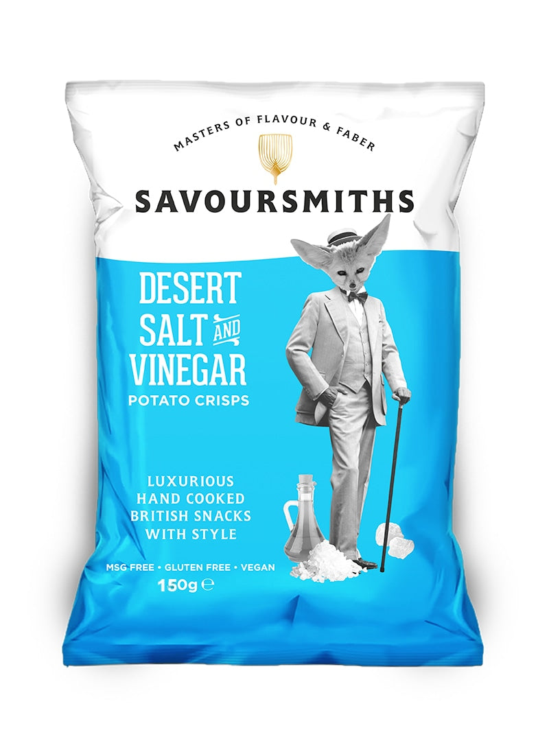 Desert Salt &amp; Vinegar Potato Crisps (150G)