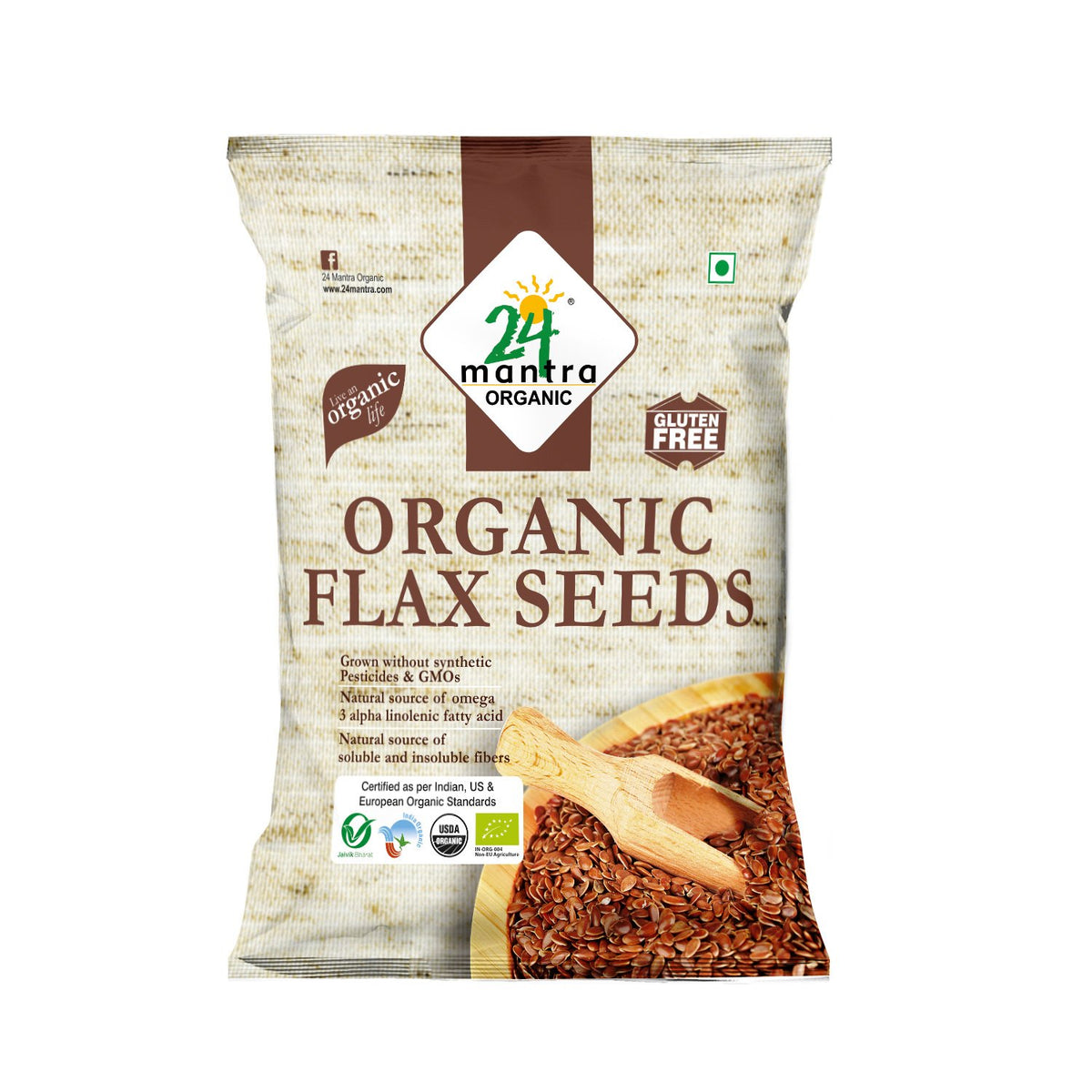 Organic Flax Seeds   (200G)