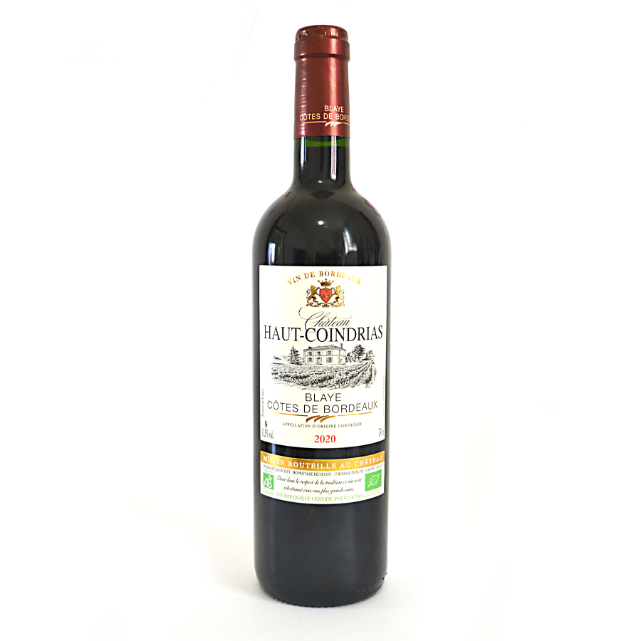 Bio Vin Rouge Bordeaux Chateau HT Coindrias 2020 (750ML)