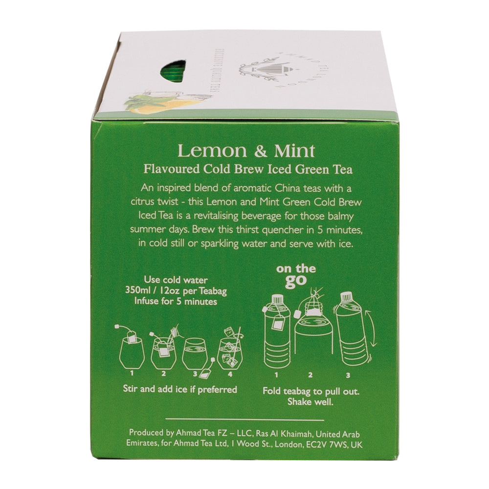 Cold Brew Lemon &amp; Mint 20 Foil Teabags 40G
