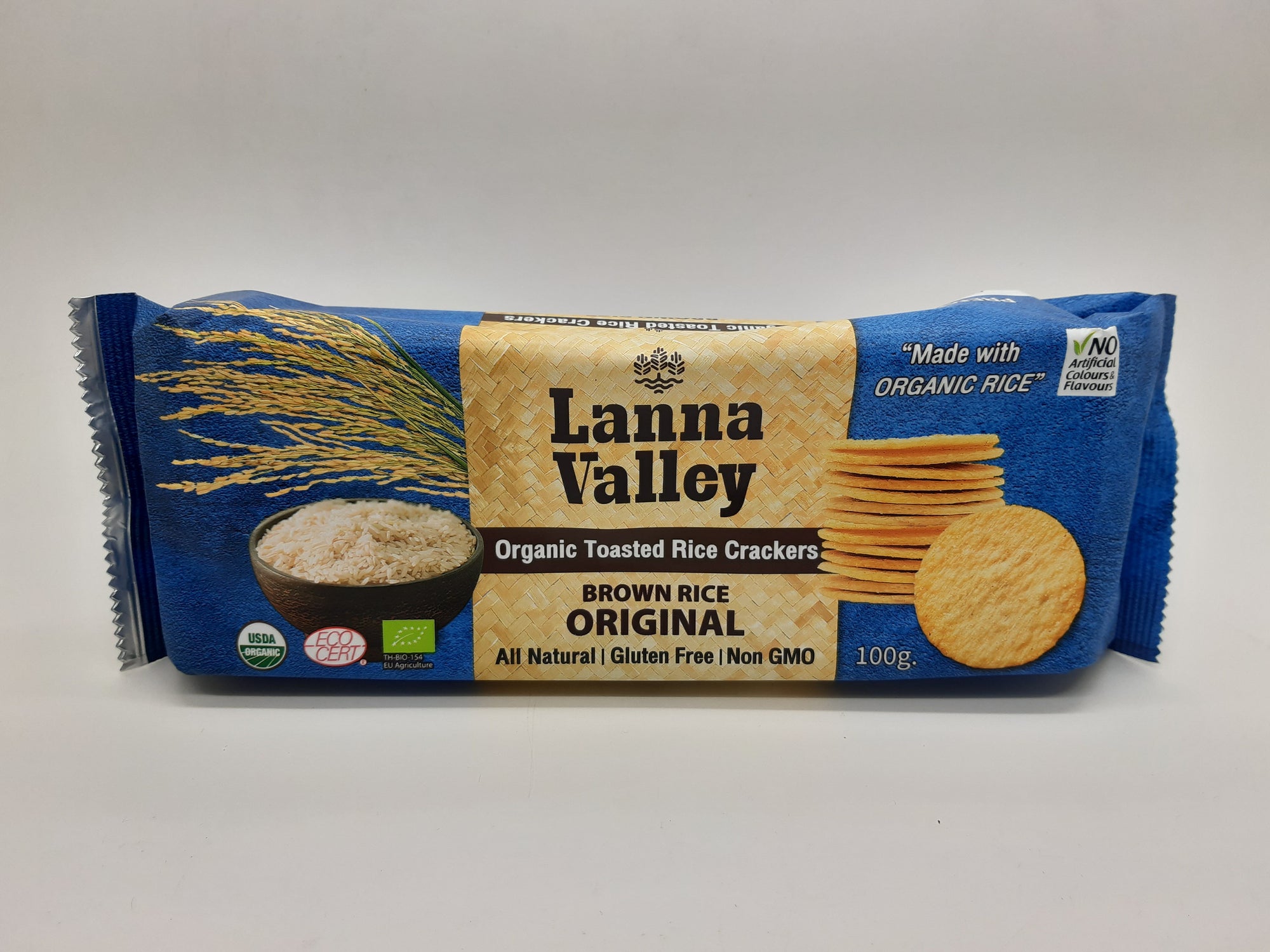 Organic Rice Cracker Original Brown Rice (100G)