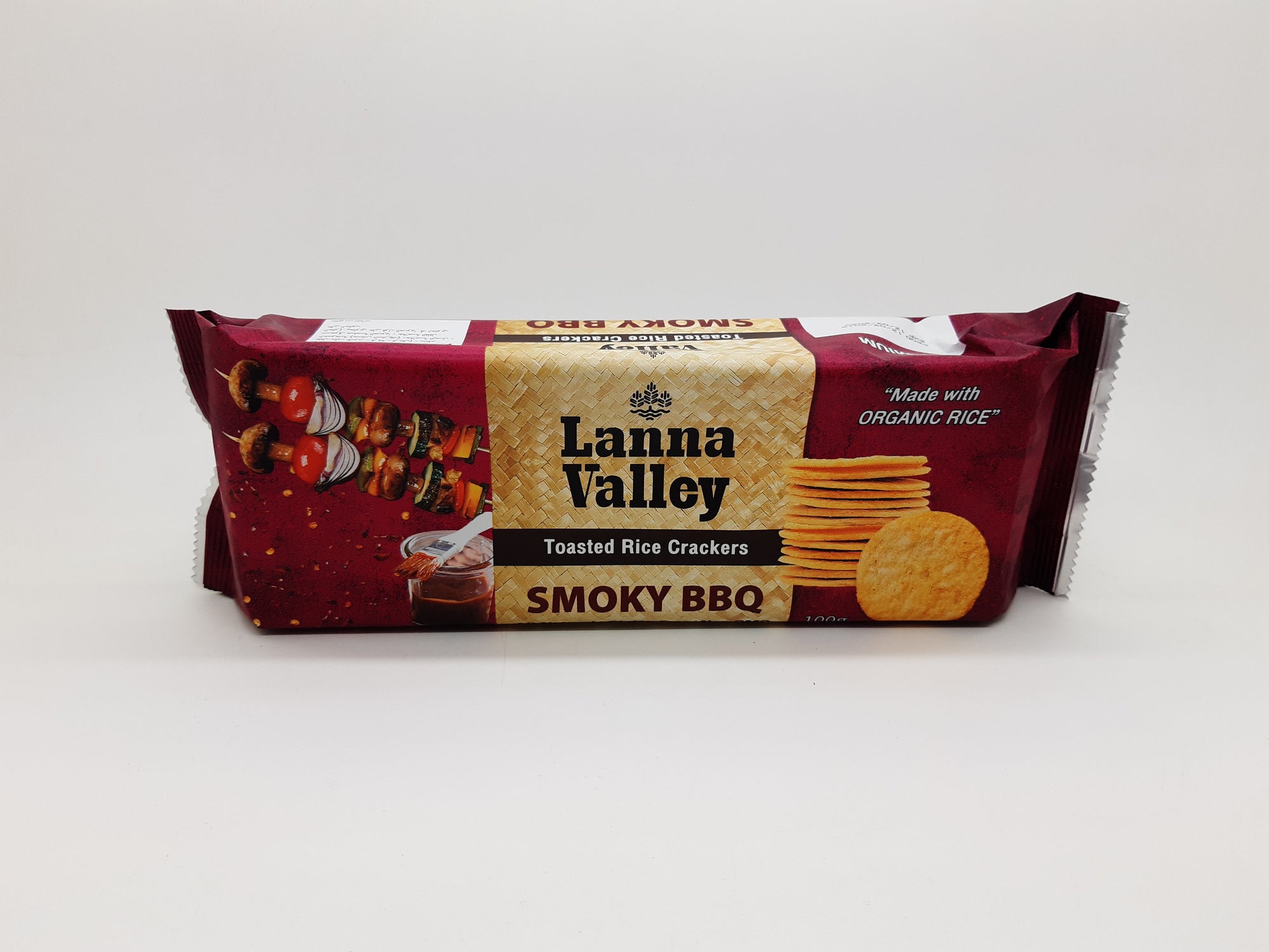 Organic Rice Cracker Smoky Bbq (100G)