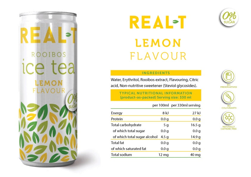 Rooibos Iced Tea Lemon (330ML)