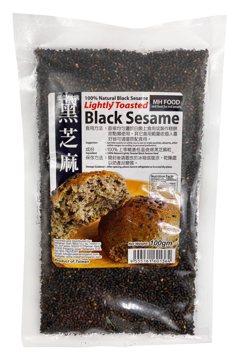 Lightly Toasted Black Sesame Seed (100GM)