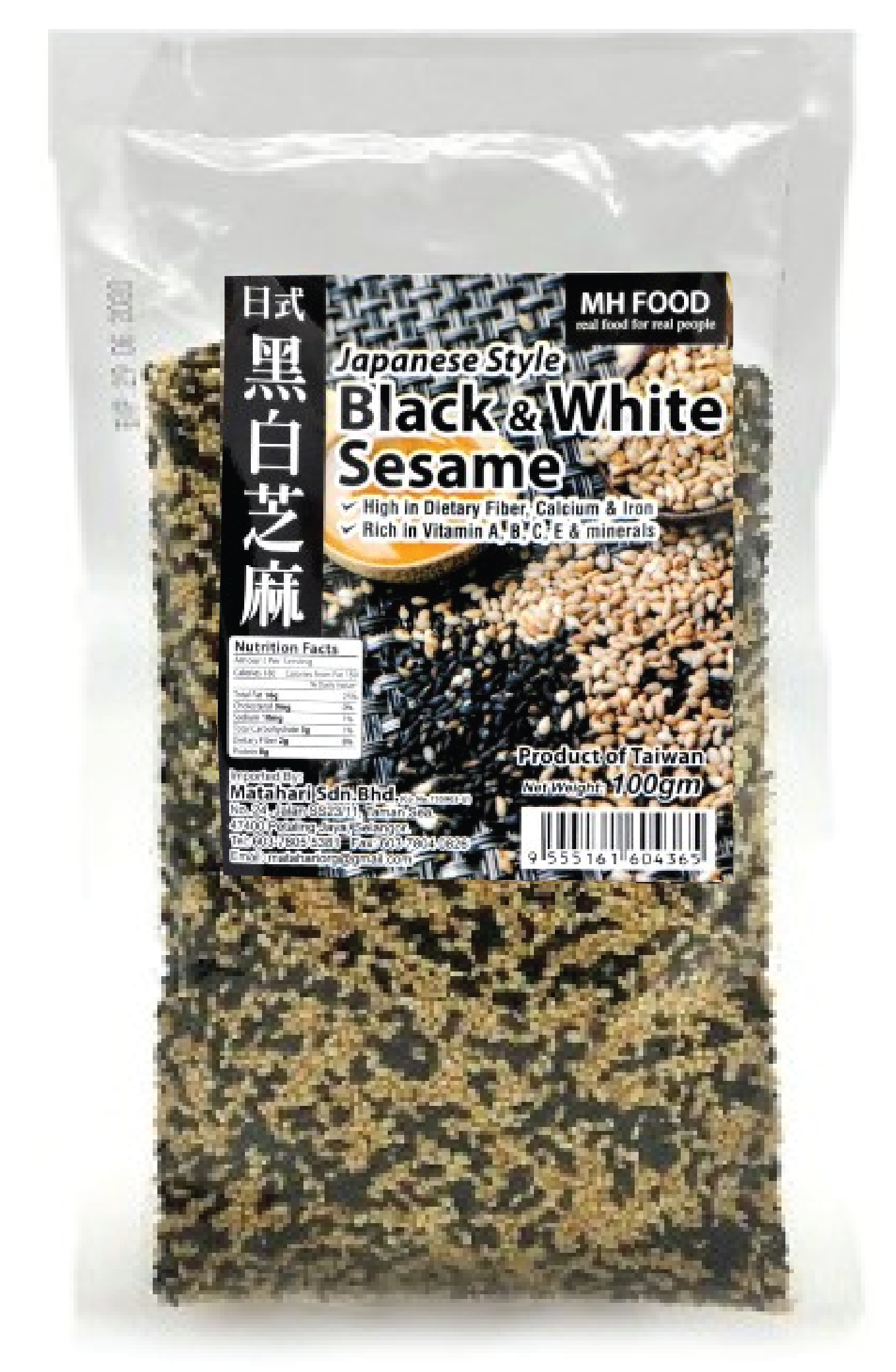 Japanese Style Black &
White Sesame Seed (100GM)