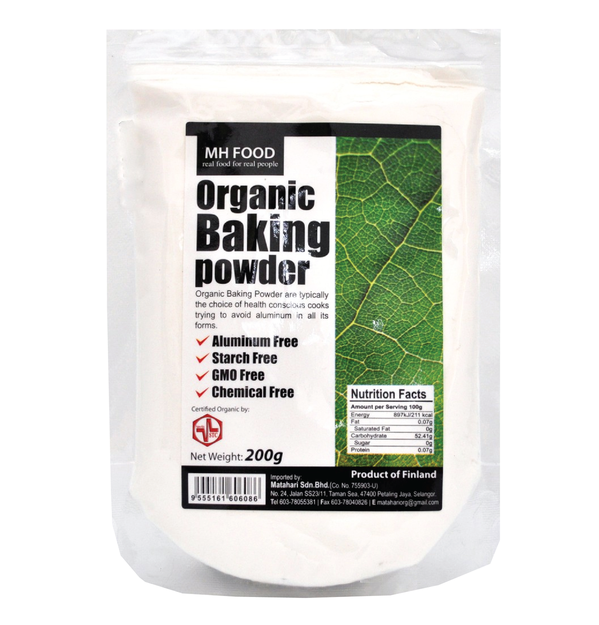 Organic Baking Powder (200GM)