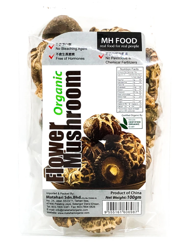 Organic Flower Mushroom (100GM)
