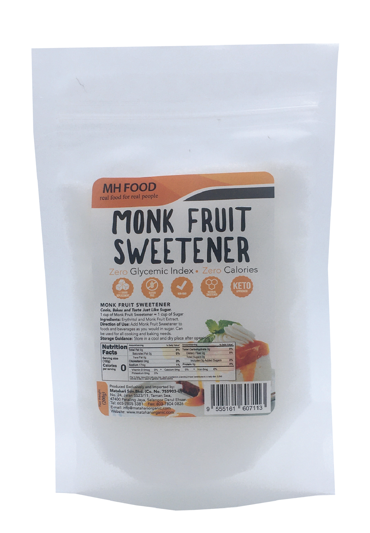 Monk Fruit Sweetener (200GM)