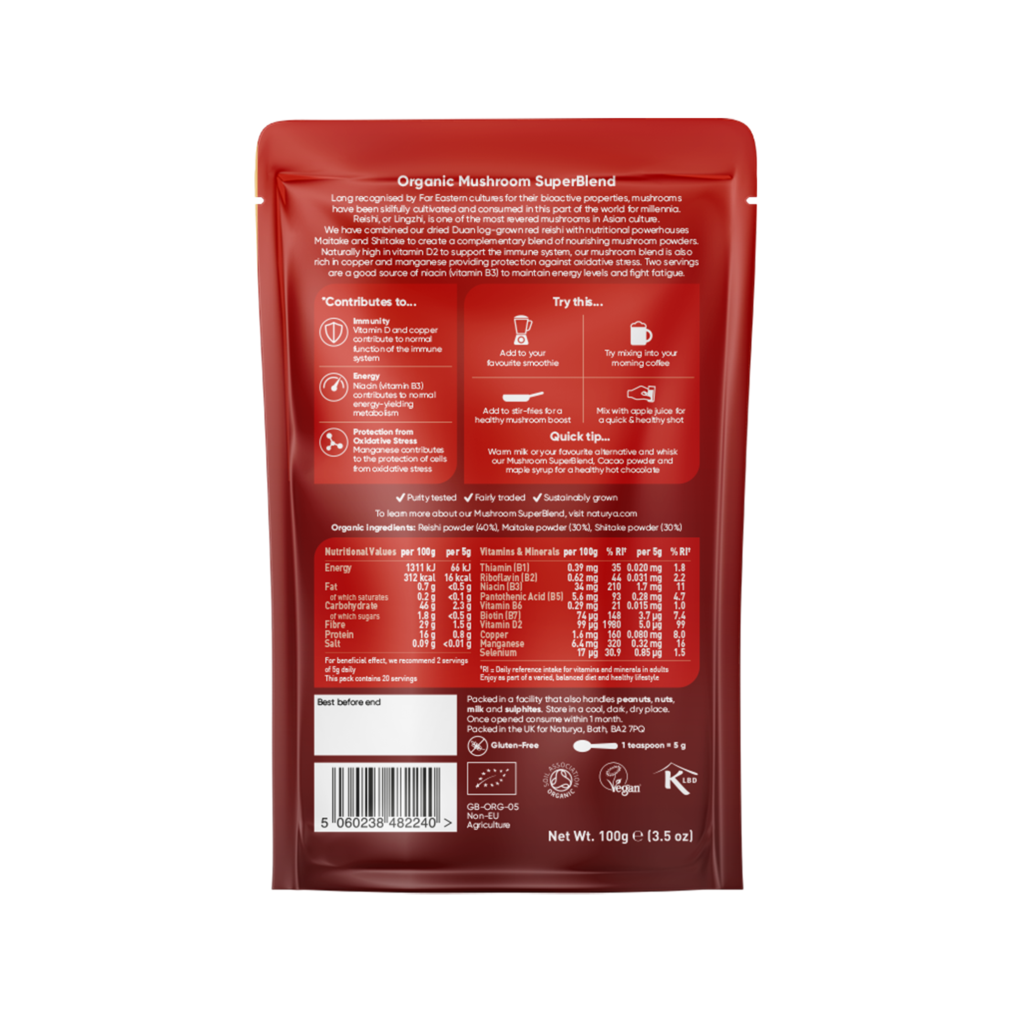 Mushroom Blend Organic (100G)