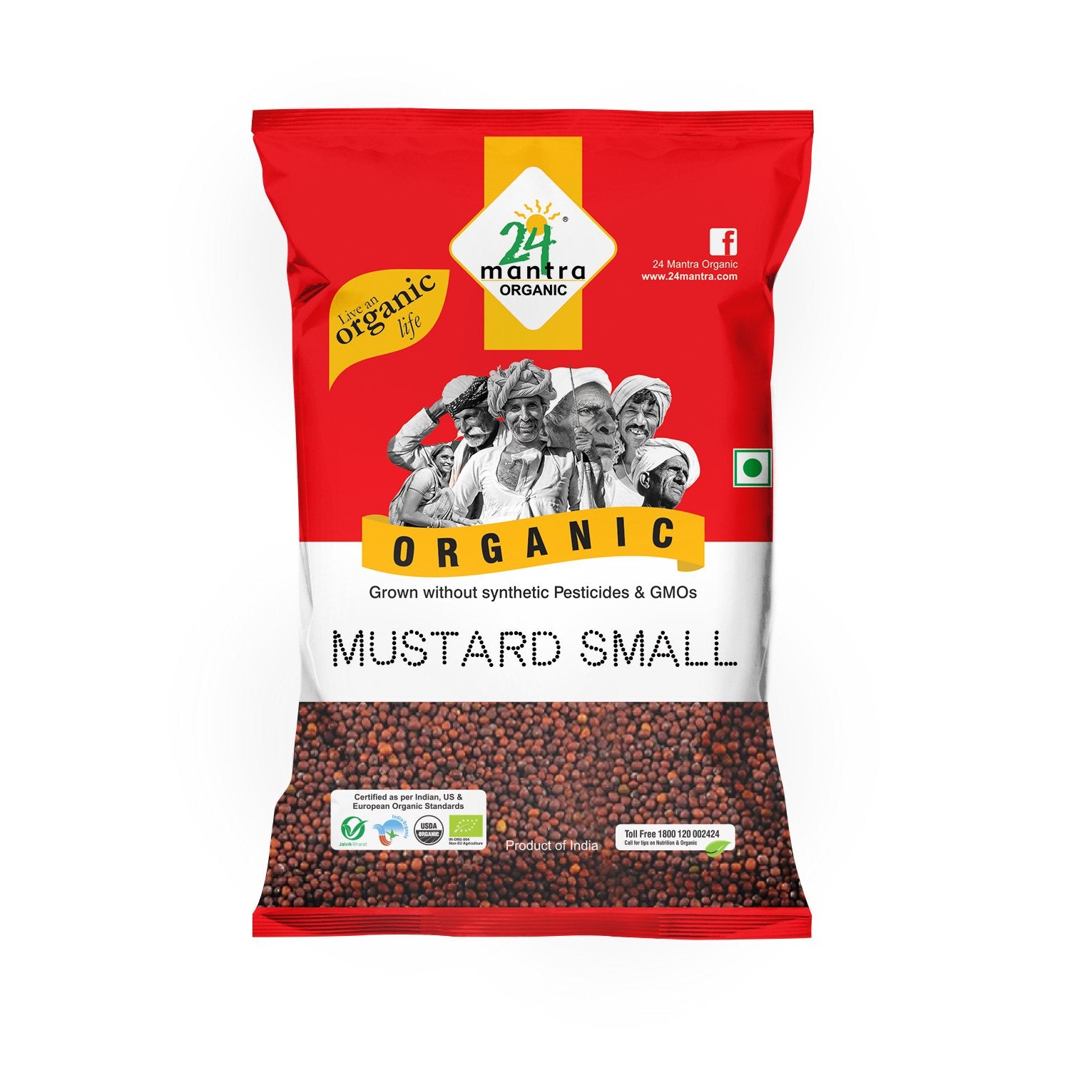 Organic Mustard Small   (100G)