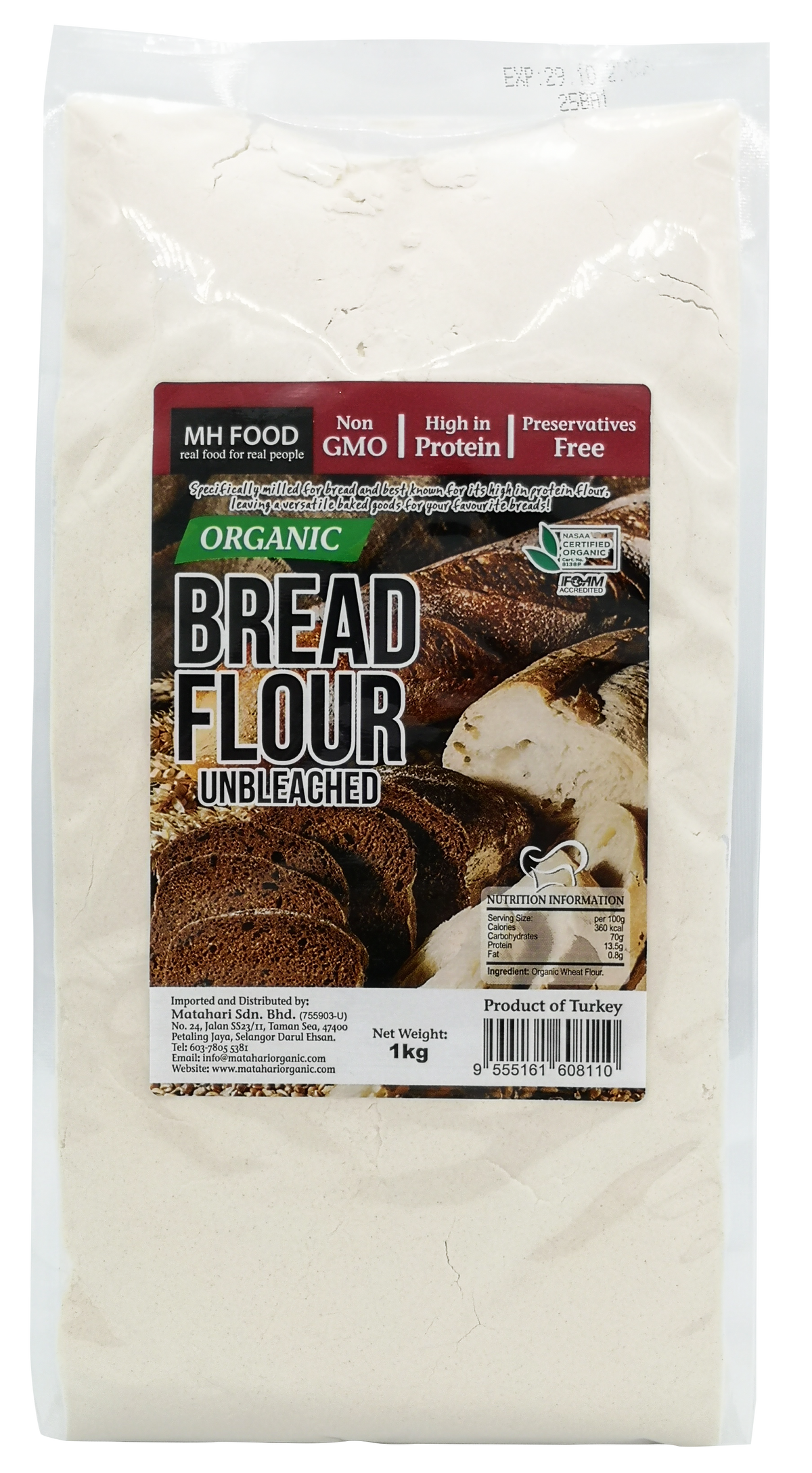 Organic Bread Flour (1KG)