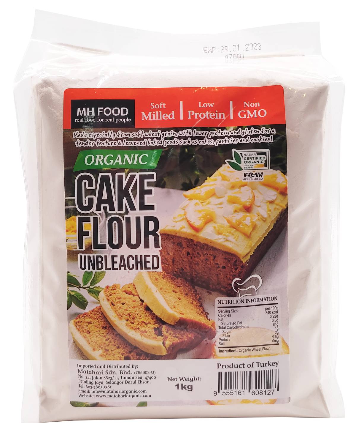 Organic Cake Flour (1KG)