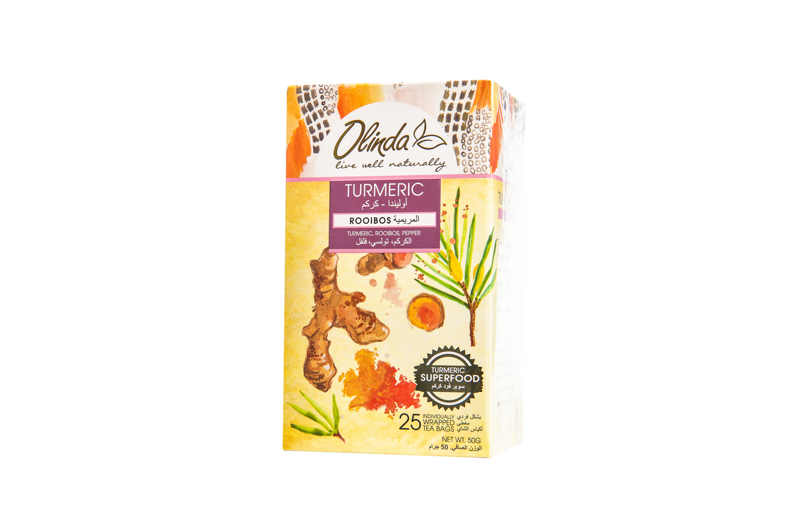 Turmeric Rooibos (25 Tea Bags)