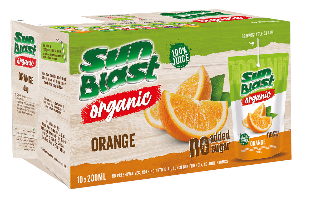 Organic Orange Juice sunblast (200ML)