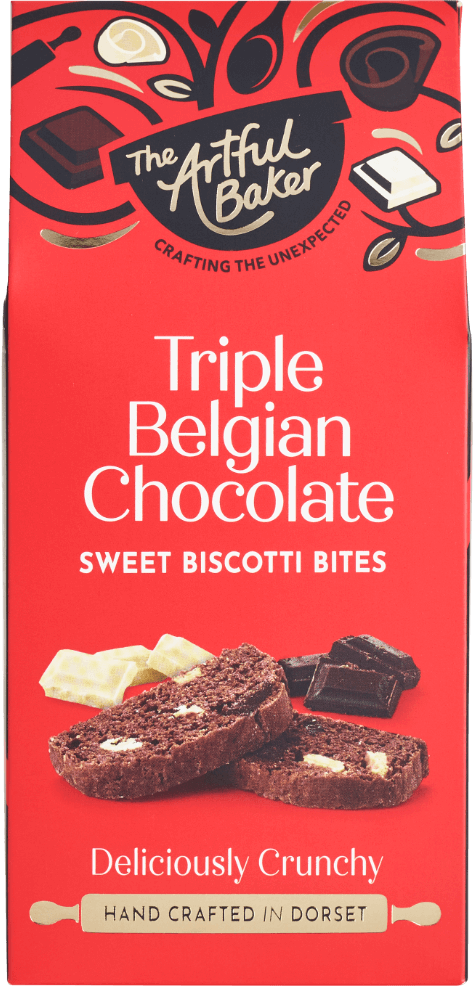 Triple Belgian Chocolate Sweet Biscotti Bites (100G)