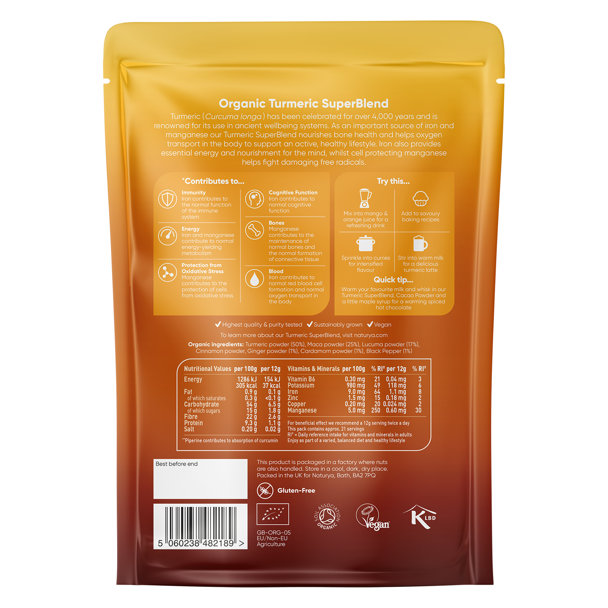 Turmeric Blend Organic (250G)