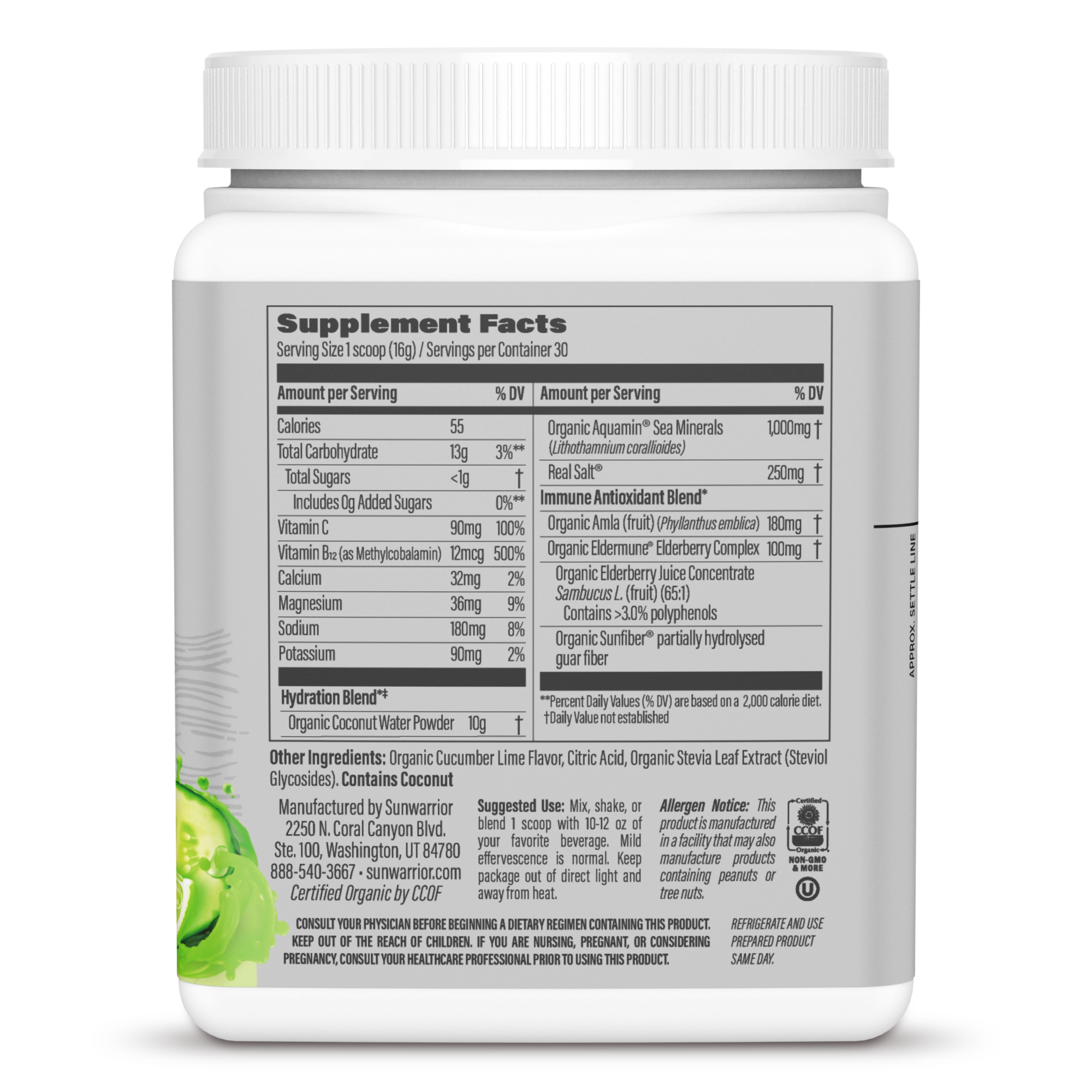 Hydration Cucumber Lime (480G)